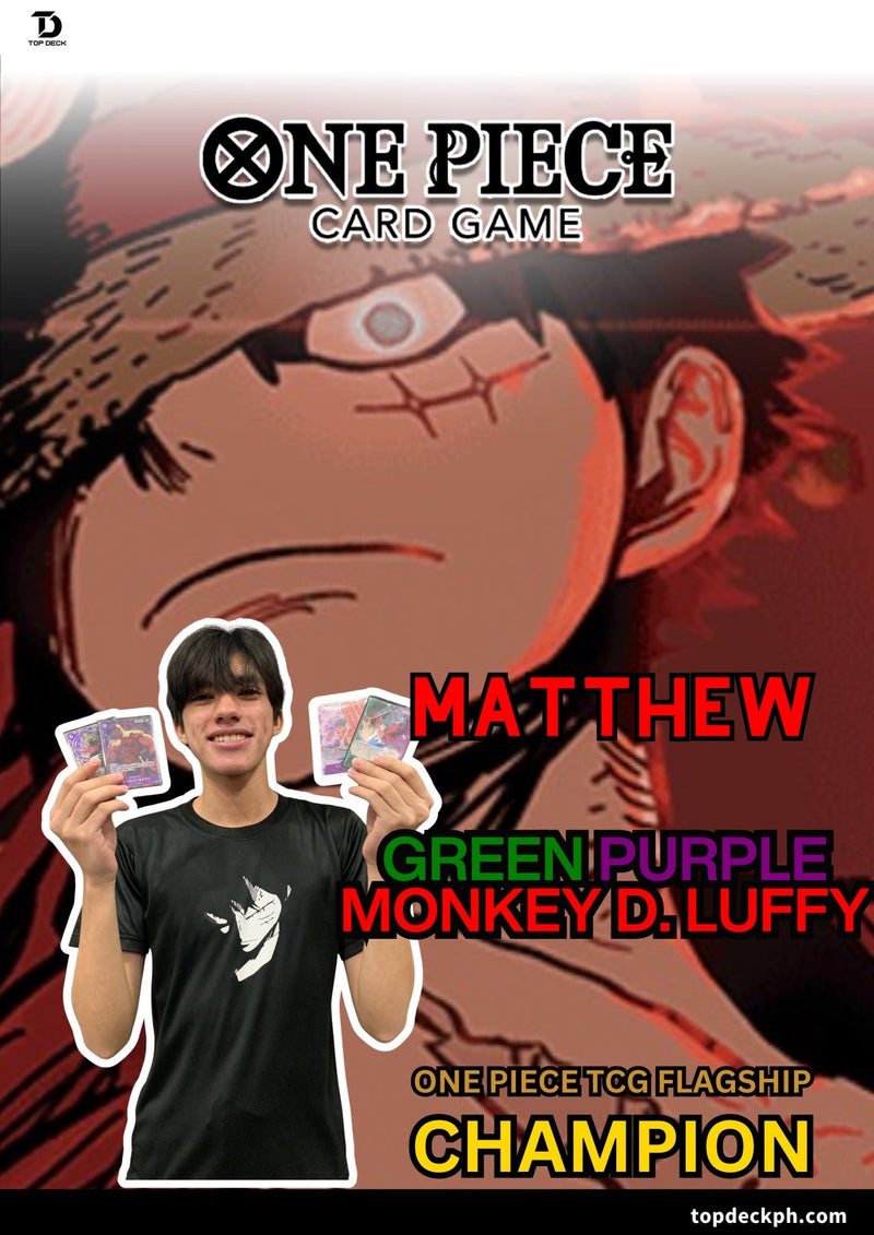 Green-Purple Luffy Stomps the Competition! by Matthew Marginet Green-Purple Luffy Stomps the Competition! by Matthew Marginet