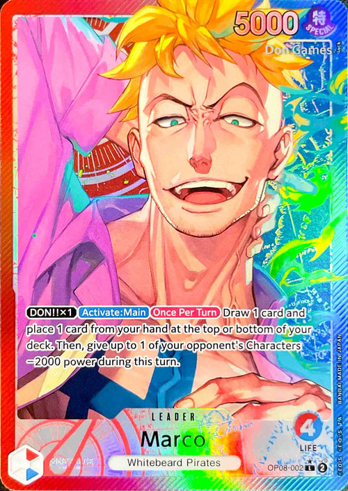 BLUE RED MARCO | ONE PIECE CARD GAME