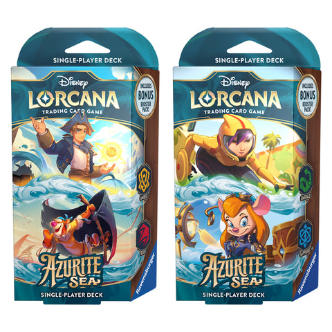 Disney Lorcana: Azurite Sea Starter Decks