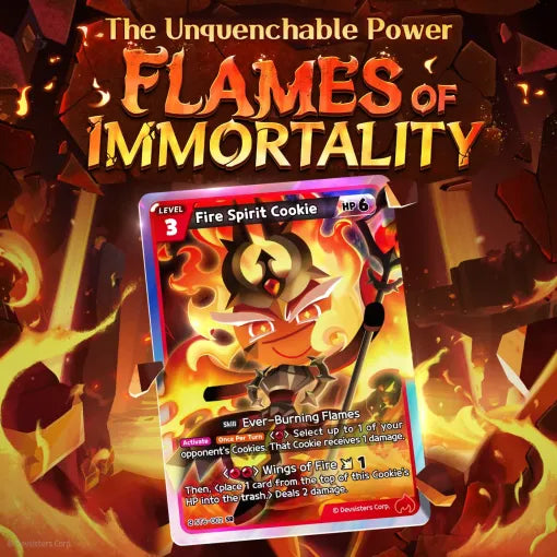 Cookierun Braverse Trading Card Game: Starter Deck (Flames of Immortality) [ST6]