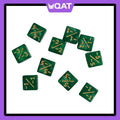 QAT 10pcs D6 12mm Plus/Minus Counter Dice for TCGs, Tabletop & Board Games