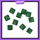 QAT 10pcs D6 12mm Plus/Minus Counter Dice for TCGs, Tabletop & Board Games