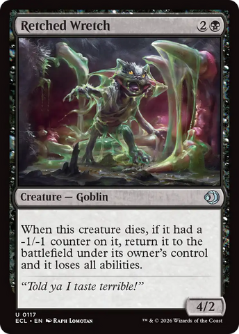 Retched Wretch [Lorwyn Eclipsed]