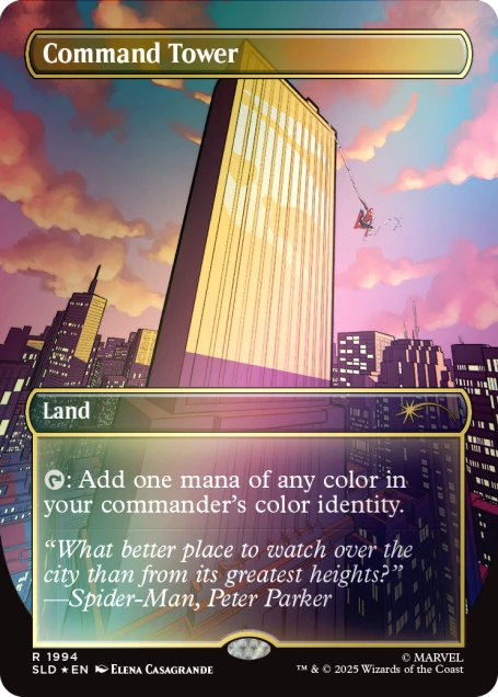 Secret Lair Drop: Secret Lair x Marvel's Spider-Man: Heroic Deeds - Rainbow Foil Edition