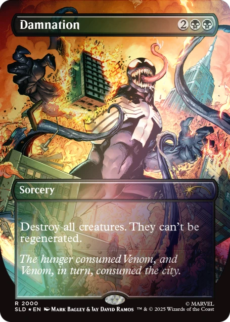 Secret Lair Drop: Secret Lair x Marvel's Spider-Man: Venom Unleashed (Colors) - Rainbow Foil Edition