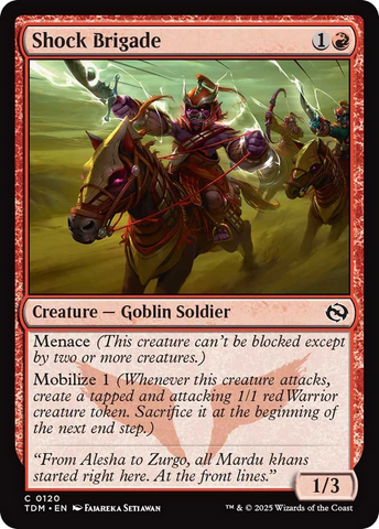 Shock Brigade [Tarkir: Dragonstorm]