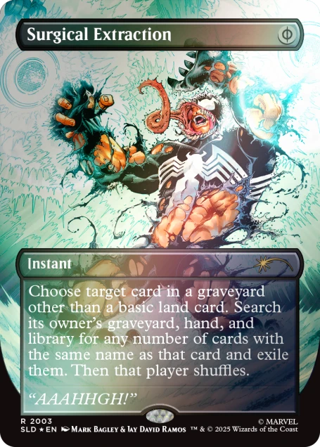 Secret Lair Drop: Secret Lair x Marvel's Spider-Man: Venom Unleashed (Colors) - Rainbow Foil Edition