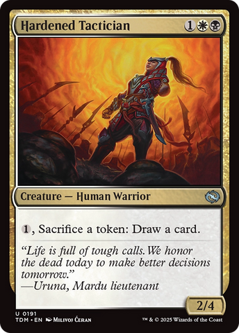 Hardened Tactician [Tarkir: Dragonstorm]