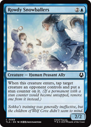 Rowdy Snowballers [Avatar: The Last Airbender]
