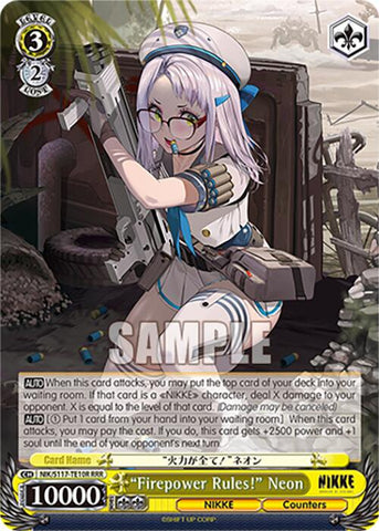 "Firepower Rules!" Neon(NIK/S117-TE10R RRR) [GODDESS OF VICTORY: NIKKE]