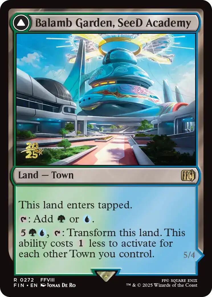 Balamb Garden, SeeD Academy // Balamb Garden, Airborne [FINAL FANTASY Prerelease Promo]