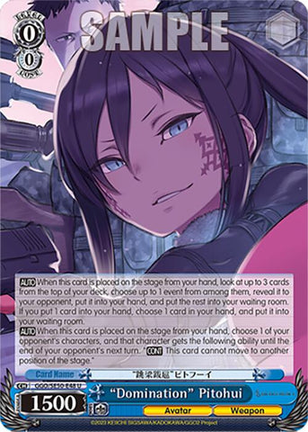 "Domination" Pitohui (GGO/SE50-E48 U) [SAO Alternative–Gun Gale Online–2 Premium Booster]