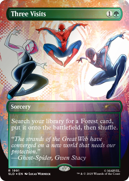 Secret Lair Drop: Secret Lair x Marvel's Spider-Man: Heroic Deeds - Rainbow Foil Edition