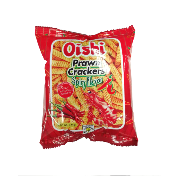 Oishi Prawn Crackers Spicy 24g