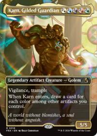 Karn, Gilded Guardian (Borderless)