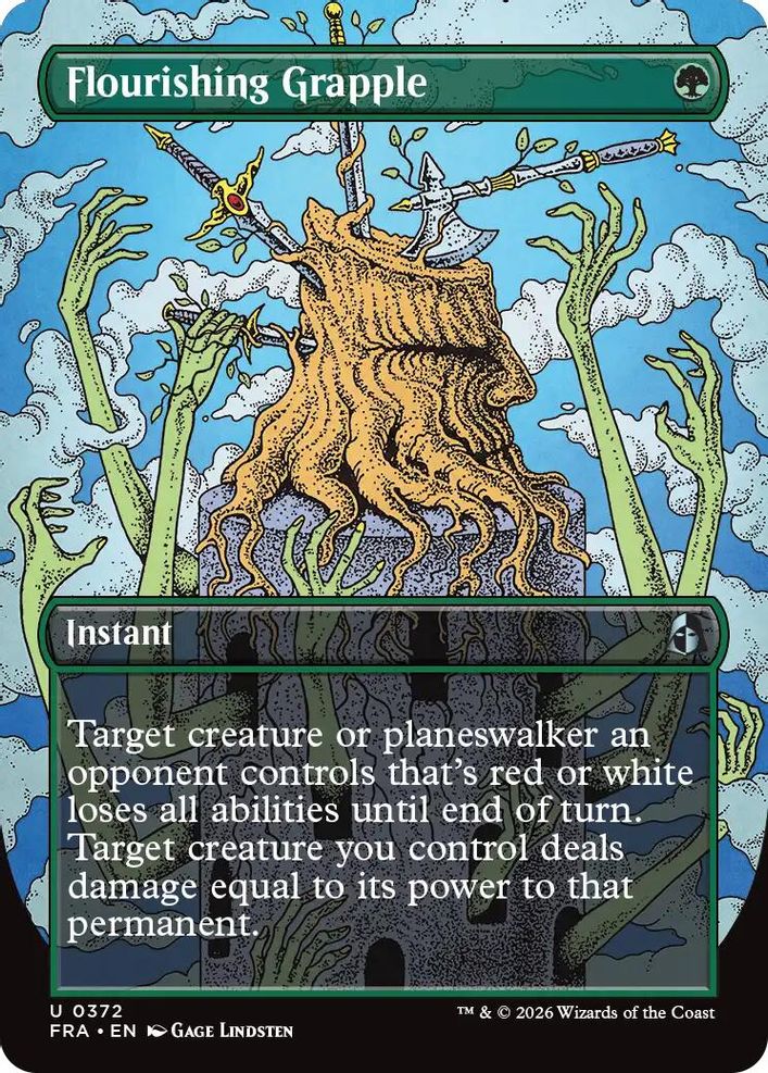 Flourishing Grapple (Borderless)