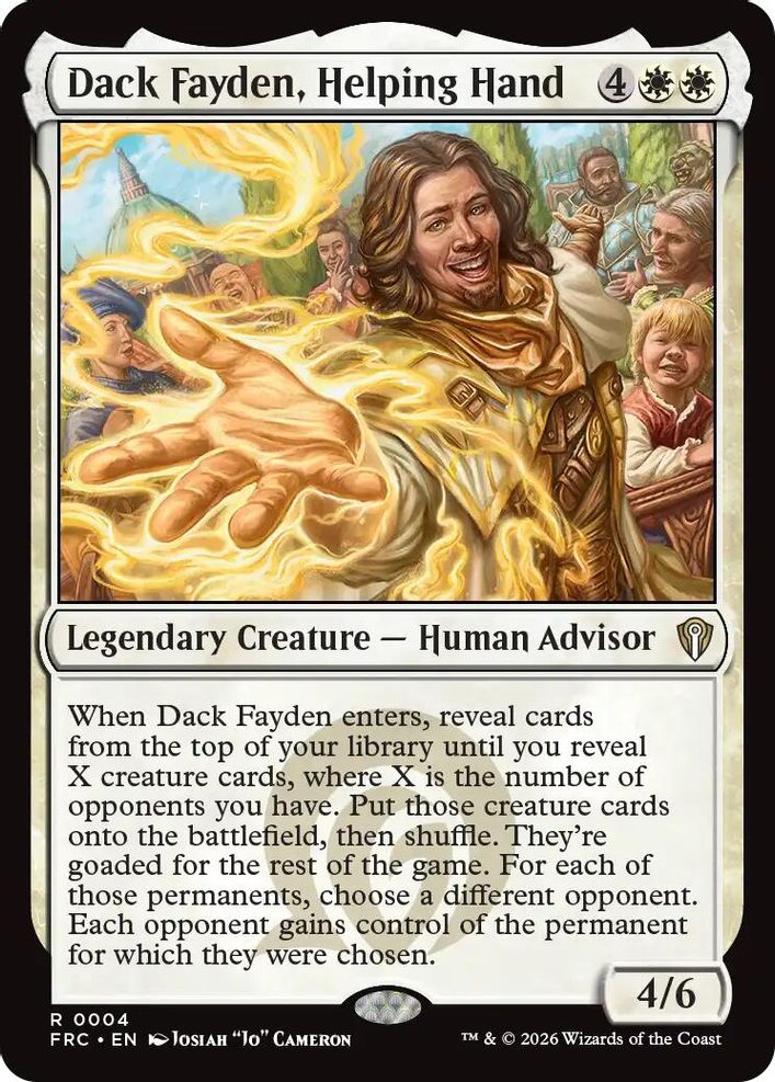 Dack Fayden, Helping Hand [Reality Fracture Commander]