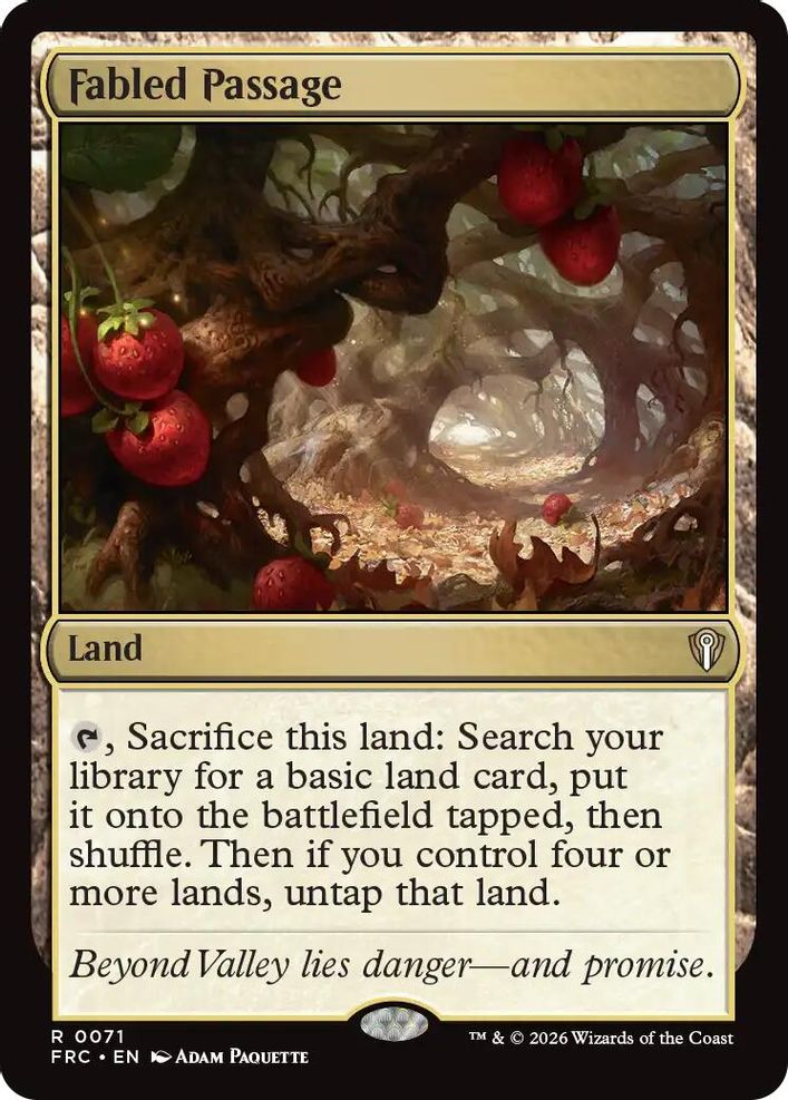 Fabled Passage [Reality Fracture Commander]