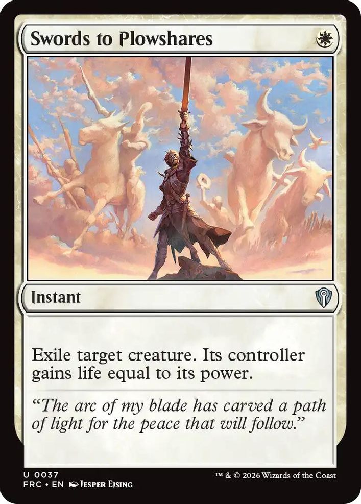 Swords to Plowshares [Reality Fracture Commander]