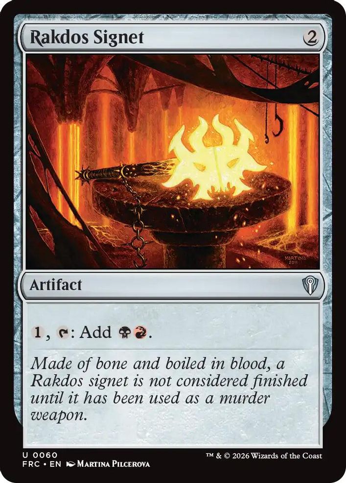 Rakdos Signet [Reality Fracture Commander]