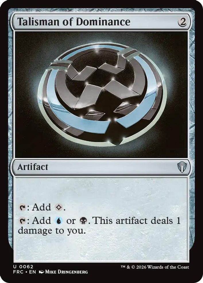 Talisman of Dominance [Reality Fracture Commander]