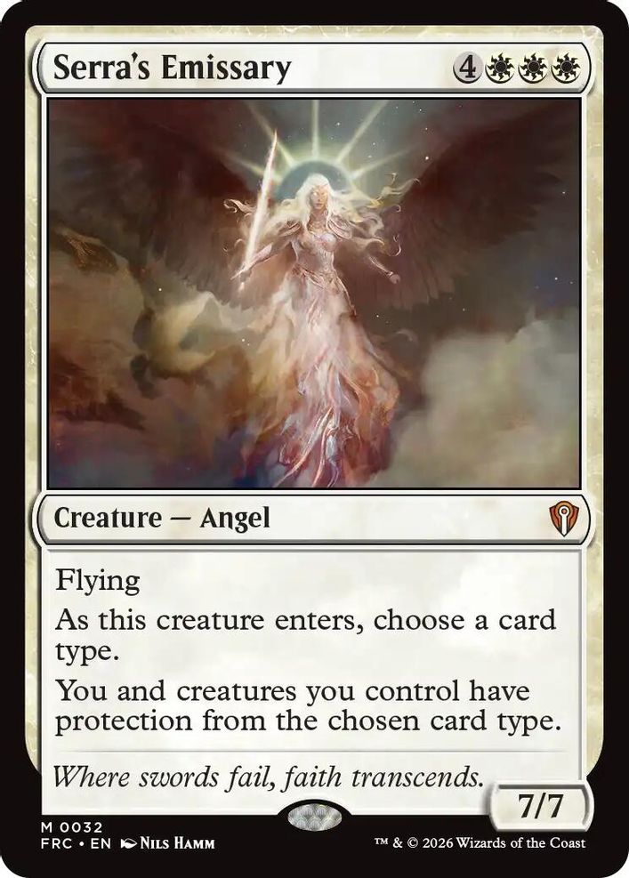 Serra's Emissary [Reality Fracture Commander]