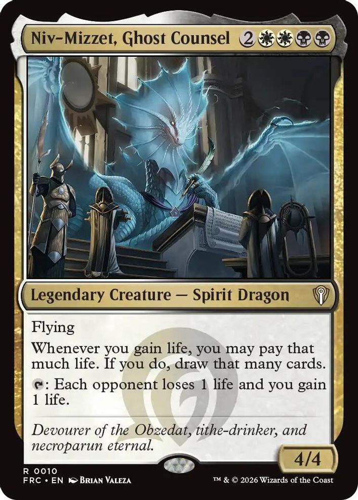 Niv-Mizzet, Ghost Counsel [Reality Fracture Commander]