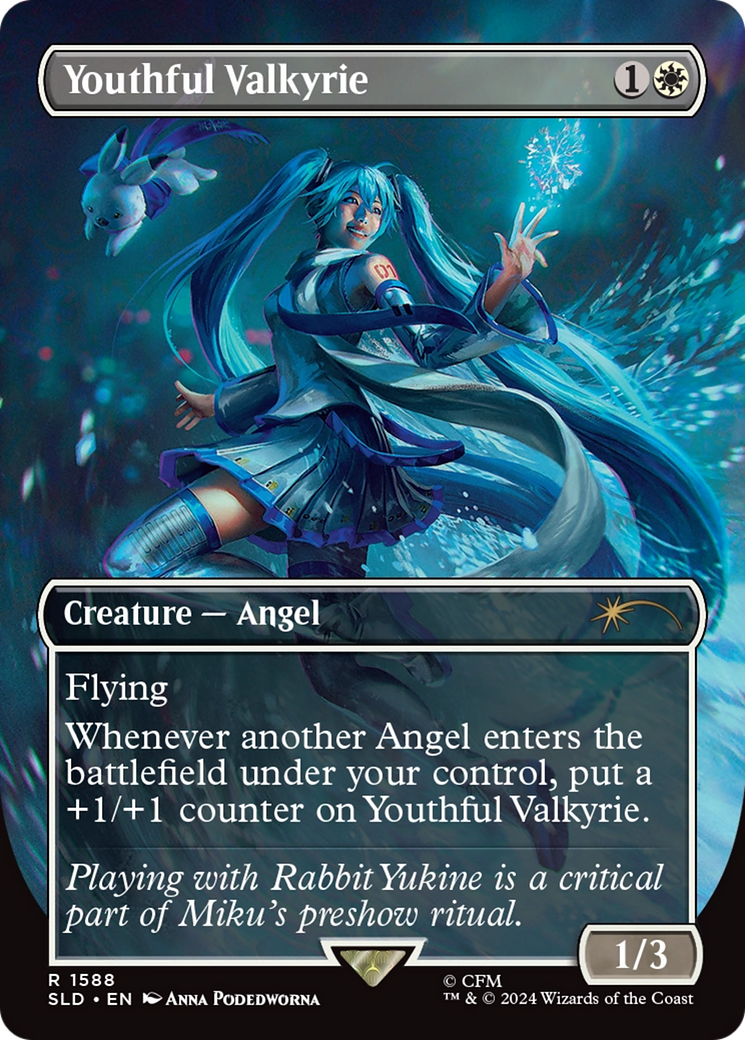 Youthful Valkyrie (Rainbow Foil) [Secret Lair Drop Series]