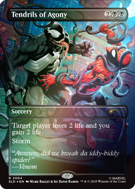 Secret Lair Drop: Secret Lair x Marvel's Spider-Man: Venom Unleashed (Colors) - Rainbow Foil Edition