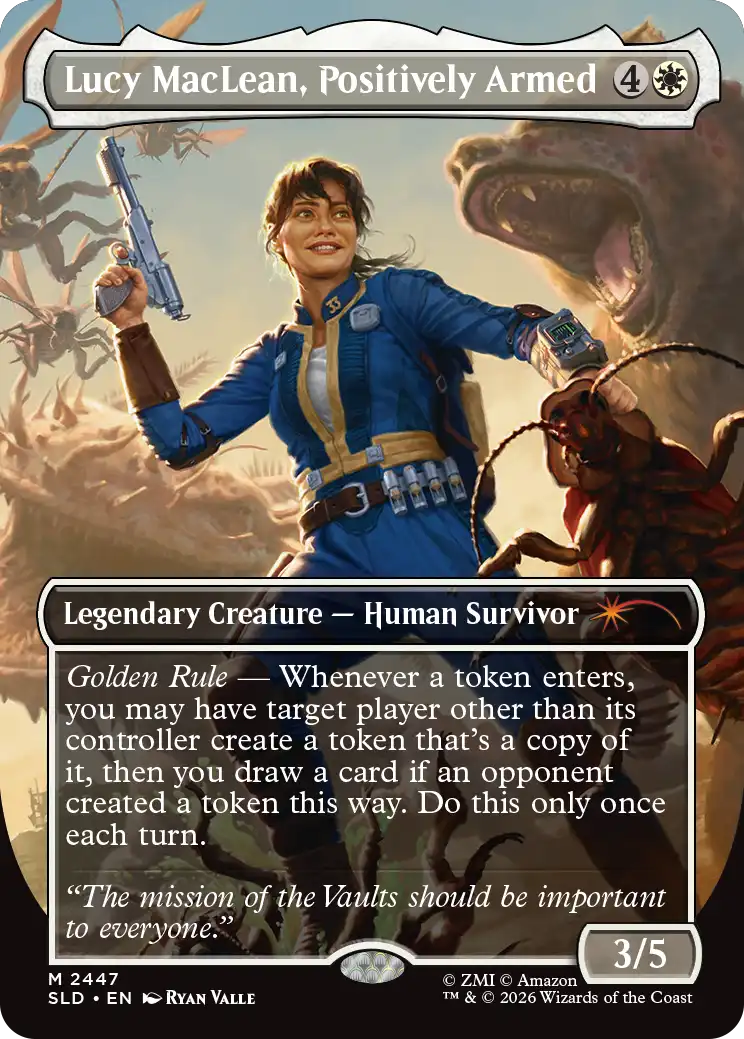 Secret Lair: Rad Superdrop - Secret Lair x Fallout (Fallout: Beyond Vault 33 - Non-Foil Edition)