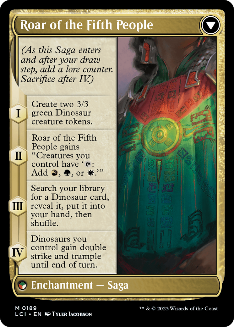 Huatli, Poet of Unity // Roar of the Fifth People [The Lost Caverns of Ixalan]