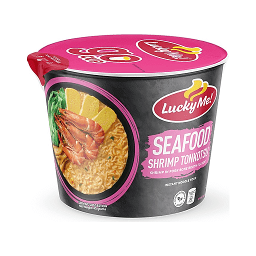 Lucky Me Shrimp Tonkotsu Cup Noodles