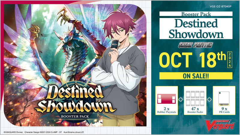 【VGE-DZ-BT04】 Cardfight!! Vanguard Booster Pack 04: Destined Showdown Sneak Preview Kit