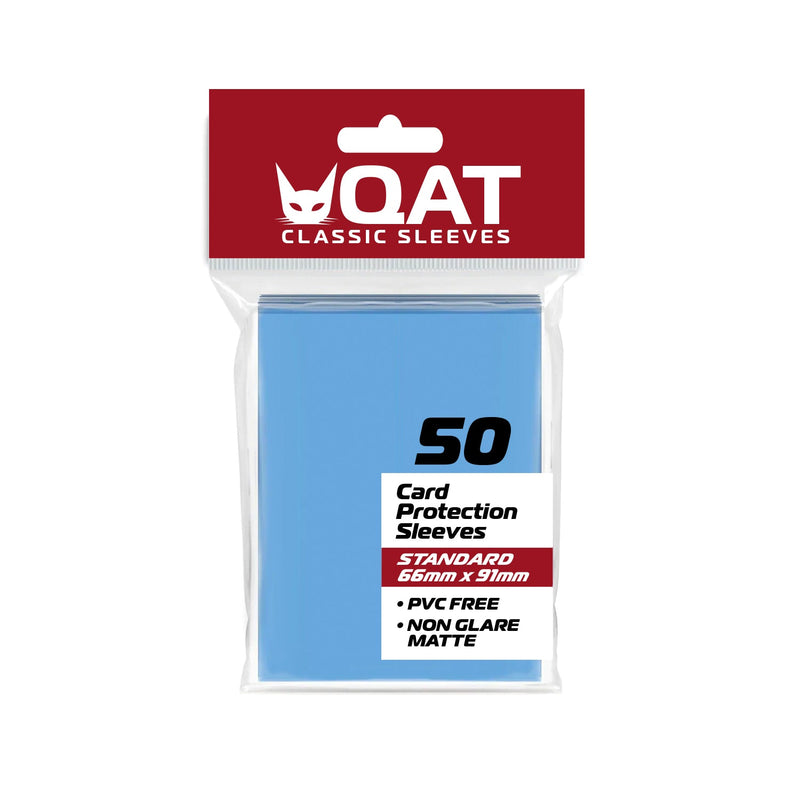 QAT MATTE Standard Size Card Sleeves (66x91mm). Classic Series QAT MATTE Standard Size Card Sleeves (66x91mm). Classic Series
