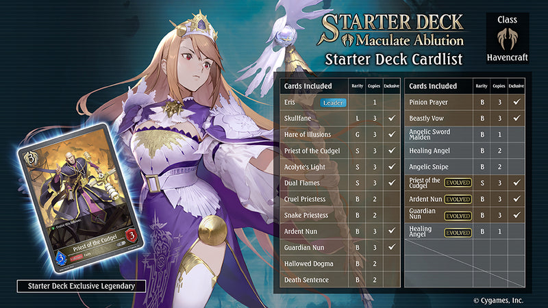 Shadowverse: Evolve Starter Decks