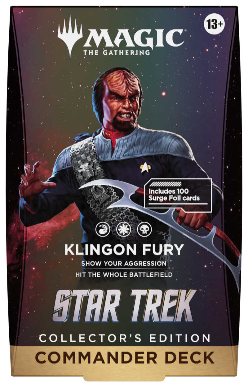 Magic: The Gathering | Star Trek - Collector's Edition Commander Deck - Klingon Fury