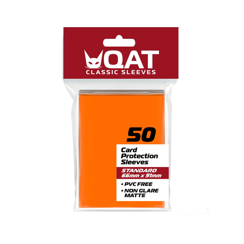 QAT MATTE Standard Size Card Sleeves (66x91mm). Classic Series QAT MATTE Standard Size Card Sleeves (66x91mm). Classic Series