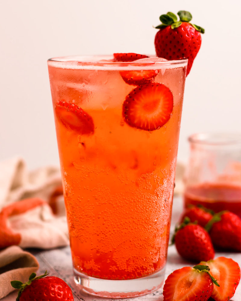 Strawberry Soda 16oz