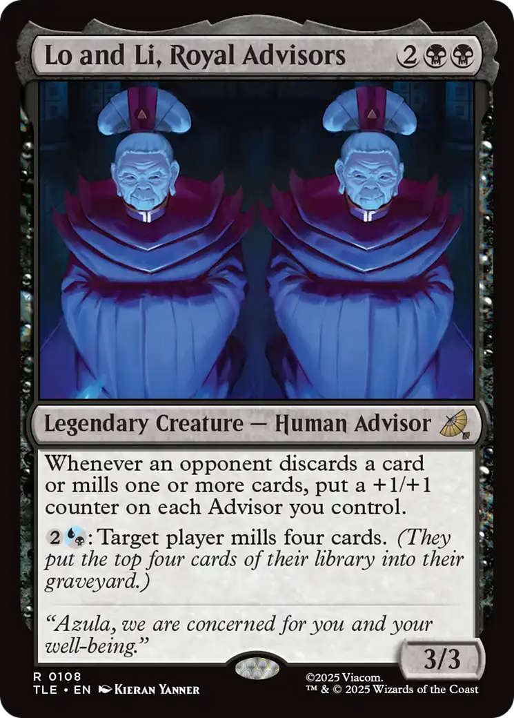 Lo and Li, Royal Advisors [Avatar: The Last Airbender: Eternal-Legal]