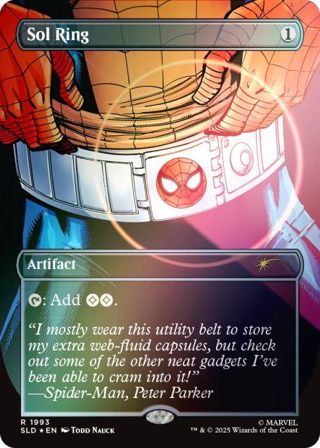Secret Lair Drop: Secret Lair x Marvel's Spider-Man: Heroic Deeds - Rainbow Foil Edition