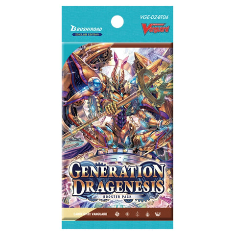 【VGE-DZ-BT06】 Cardfight!! Vanguard Booster Pack 06: Generation Dragenesis Booster Pack