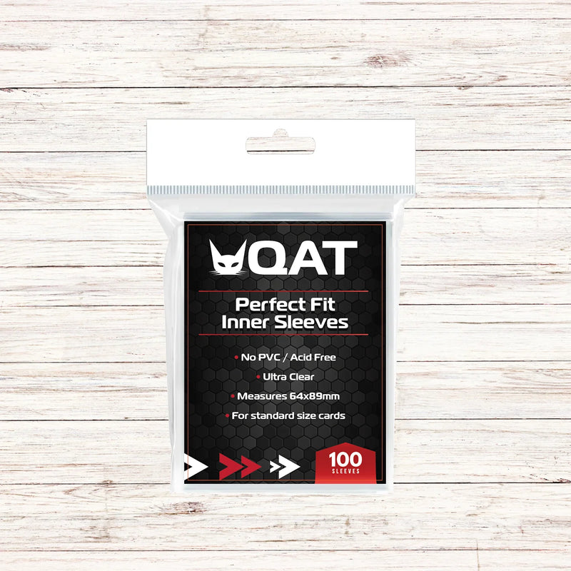 QAT Perfect Fit Inner Sleeves for Standard Cards (64x89mm) QAT Perfect Fit Inner Sleeves for Standard Cards (64x89mm)