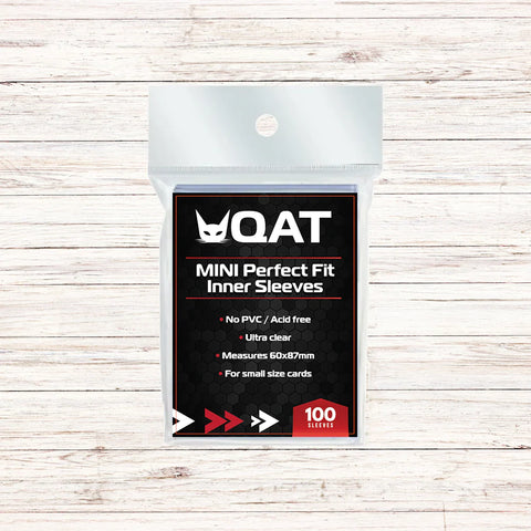 QAT MINI Perfect Fit Inner Sleeves for Small Cards (60x87mm)