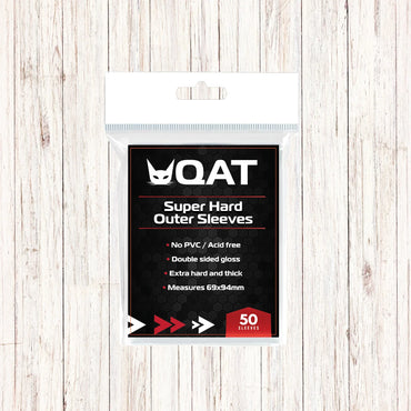 QAT Super Hard Outer Sleeves (69x94mm)