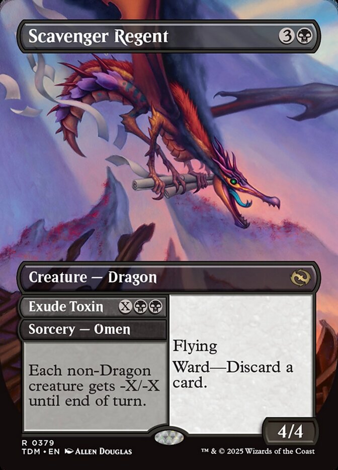 Scavenger Regent (Borderless) [Tarkir: Dragonstorm]