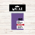 QAT MATTE Standard Size Card Sleeves (66x91mm). Classic Series