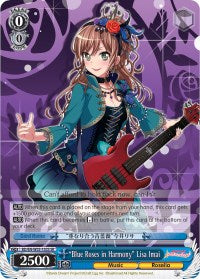 "Blue Roses in Harmony" Lisa Imai (BD/EN-W03-103S SR) [BanG Dream! Girls Band Party! MULTI LIVE]