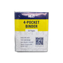 HEZI 4-Pocket Binder