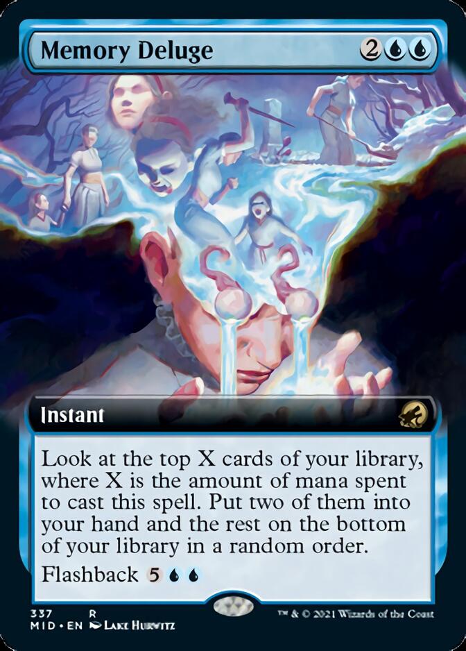 Memory Deluge (Extended) [Innistrad: Midnight Hunt]