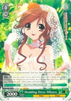 Wedding Dress Mikuru (SY/W08-E107 PR) (Promo) [The Melancholy of Haruhi Suzumiya]